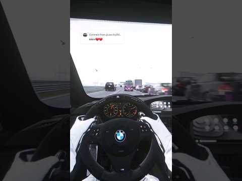 BMW 335 Single Turbo crash | assetto corsa #shorts #assettocorsa