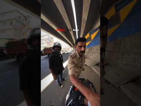 police v/s rider .....................#ytshorts #shorts #rk_017rider @rk017rider