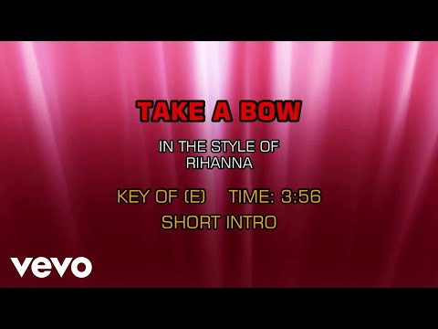 Rihanna – Take A Bow (Karaoke)
