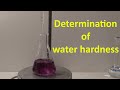 Water Hardness Measurement and Analysis