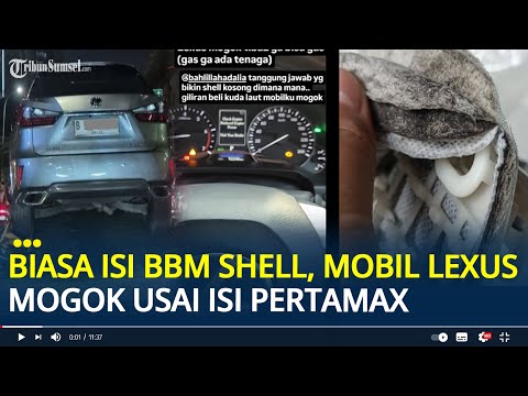 Biasa Isi BBM Shell, Mobil Lexus Mogok Usai Isi Pertamax, Pemilik Minta Pertamina Tanggung Jawab