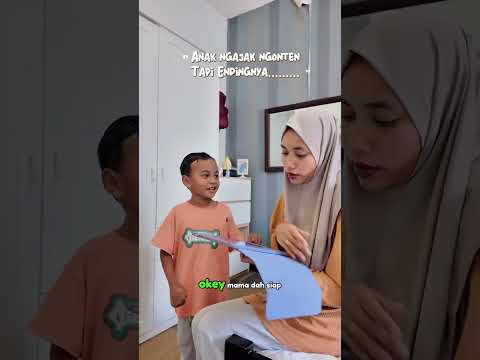 Anak prank emak lucu #funny #comedyvideos #malaysiaindonesia #funnyshorts
