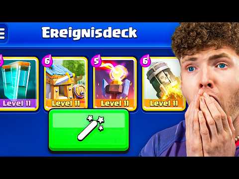 😱🤯ZAUBERSTAB BESTIMMT MEIN 4 KARTEN DECK... | Clash Royale Deutsch