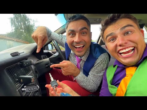 Wizard Mr. Joe Conjured Car Key VS Mr. Joker on Audi Kids Video