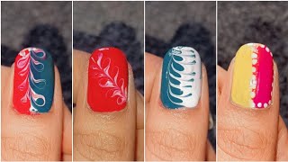 Easy nail art design💅 for beginners ✨ #nailart #naildesign #easynailart