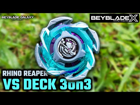 RHINO REAPER C4-55D vs Deck do Lima10 da @LBPoficial  [Beyblade X ベイブレードX]