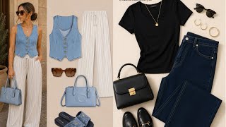 Las mejores 45 ideas de outfits femeninos para vestir bonita y cómoda cada día✨️