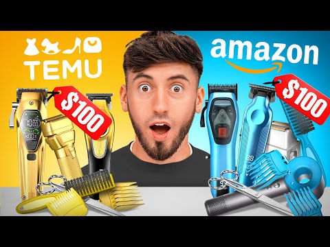 $100 Temu VS $100 Amazon Barber Kit!