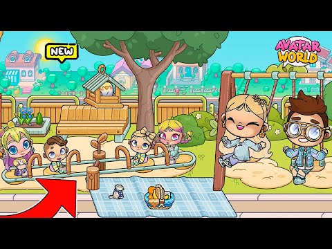 ПАРК И ДОМА 📦🏡 AVATAR WORLD ИСТОРИЯ 💕 РУТИНА СЕМЬИ  ОБНОВЛЕНИЕ СЕКРЕТЫ СЕРИАЛ