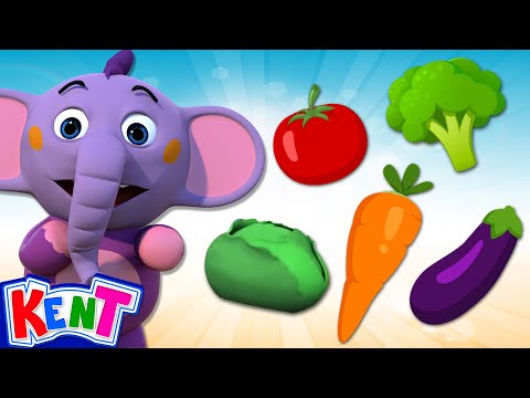 Yes Yes Vegetables Song 🥦🥕+ Non Stop English Nursery Rhymes | 1 Hour Special | Kent The Elephant