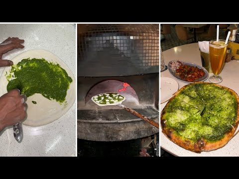 Italian Woodfire Pizza 🍕 | Charcoal Pizza  | Street Food