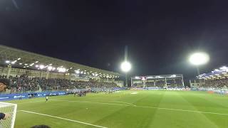 entrée des joueurs SD Eibar contre FC  Barcelone 2017
