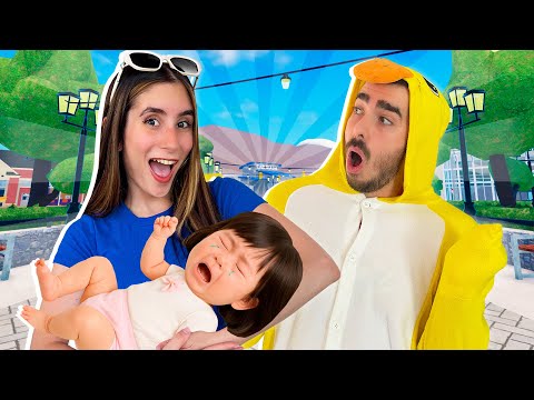 NOS CONVERTIMOS en una FAMILIA 100% REALISTA en Roblox!
