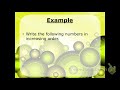 Comparing and Ordering Numbers Challenge