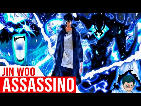 SOLO LEVELING: JIN WOO MATA ALIADO HUMANO E USA SUA SOMBRA - SINISTRO EPS  2🔥