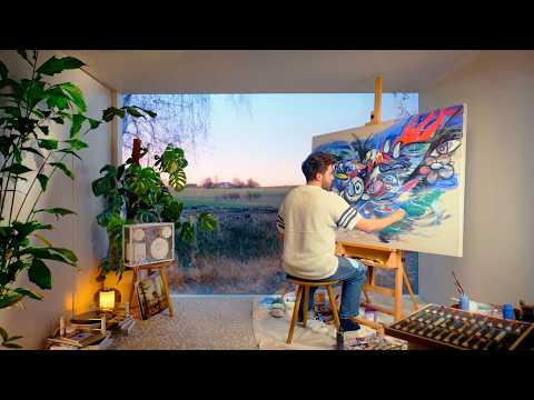 paint with me 🏞️ relaxing, soulful music mix // real time