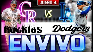 Colorado Rockies VS Los Angeles Dodgers EN VIVO JUEGO 4 / Lunes 20 De Abril MLB 2026 EN ESPAÑOL