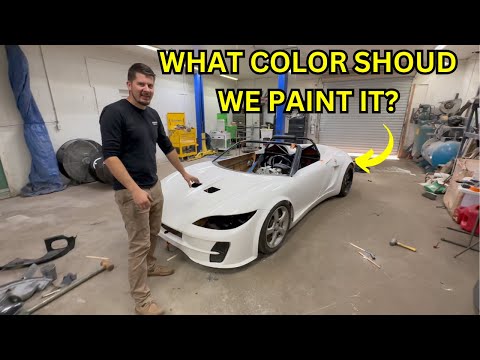 Building an Unfinished Custom Kit Car Bodywork & Help Us Pick a Color!