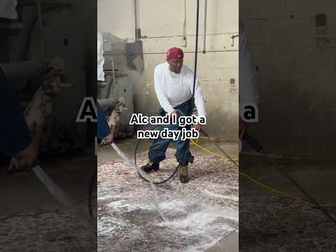 Alc and I at the new day job