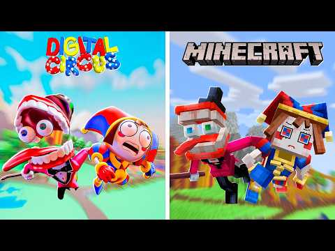 Recriei CENAS de AMAZING DIGITAL CIRCUS No Minecraft