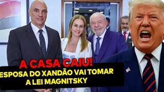 URGENTE! Esposa do Xandão toma a Lei Magnitsky e Trump convoca reunião de última hora na Casa Branca