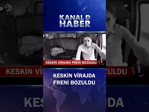 Tır Şoförü Frenin Tutmadığı Fark Edince...
