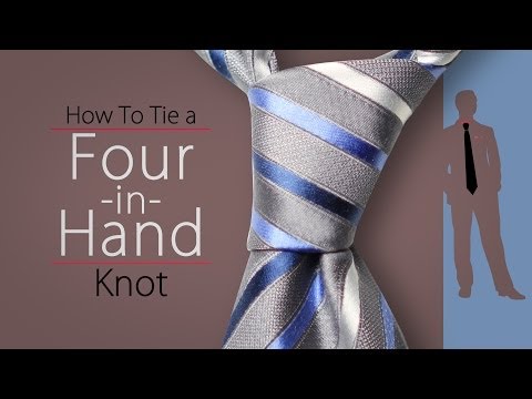 How to tie a Four-In-Hand Knot - Tie Tying Tutorial #1