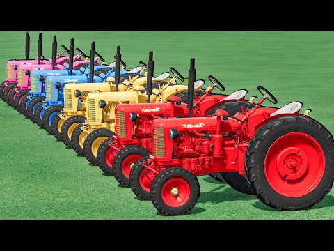 Work With COLORS - Mini ZETOR Tractors on HAY WORK - Farming Simulator 22