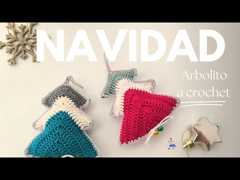 Cómo TEJER un Arbolito de Navidad a CROCHET🎄 | Patrón Fácil y Gratis ✨ (DIESTRO)