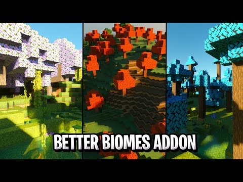 ADDON de BIOMAS para MINECRAFT PE 1.21 * better biomes addon * MODS para MINECRAFT PE 1.21