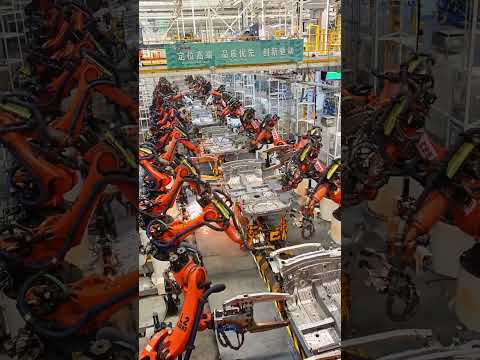 mengintip produksi mobil yang mengagumkan #viralvideo #machine #feedshorts #shortsfeed #car #cars