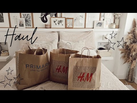 HAUL PRIMARK, H&M Y ALIEXPRESS: Primeras compritas otoñales 🍁🍂 Chollitos de ropa y potingues ✨️