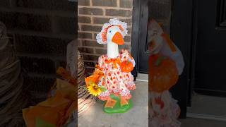 Fall Front Porch 🍁🍂🍁#front porch goose #shorts