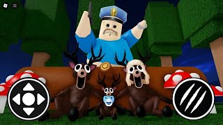 🦌🦉99 NIGHTS IN FOREST PRISON RUN! OBBY