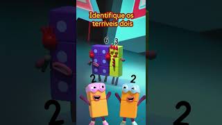 Encontre os Terríveis Dos | Aprenda a contar | Numberblock #shorts