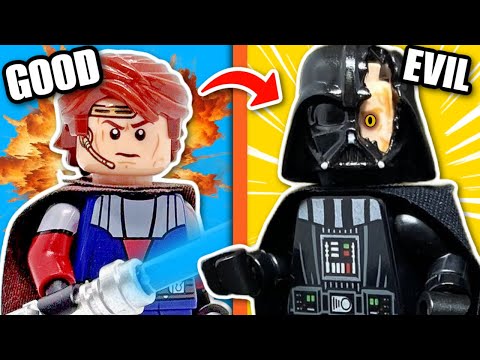 I built the ENTIRE LIFE of DARTH VADER in Lego