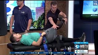 Stretch Zone demo at WBTV News 3