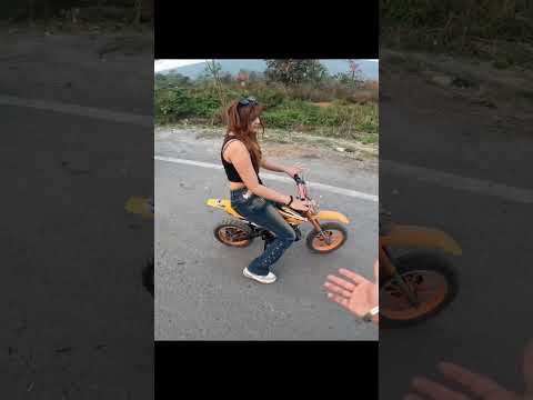 2 crore Super mini Bike Rapido Girl  😍