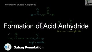Formation of Acid Anhydride