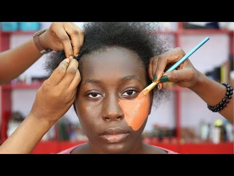 100M VIEWS 🔥 BEYONCE MAKEUP 💄 NATURAL HAIR AND MAKEUP TRANSFORMATION FOR MELANIN BEAUTY