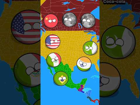 USA steals moon part 22 | Countries In a Nutshell | #countryballs #nutshell #worldprovinces #shorts