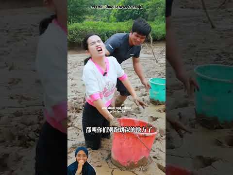 BOCIL DAN KELUARGA BERBURU KERANG MUTIARAAA 🥰‼️ #funny #dubbing #shorts