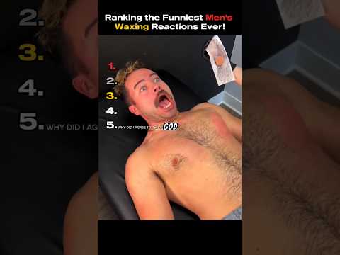 Ranking the Funniest Men's Waxing Reactions Ever#waxing #moments #tiktok #rinking
