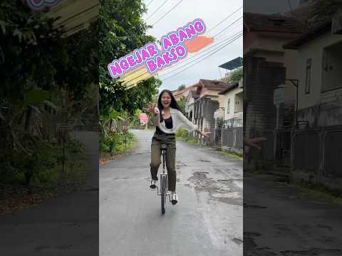 NGEJAR ABANG BAKSO Naik Roda 1 🫠 #unicycle #sepedarodasatu #rodasatu #viral #youtubeshorts