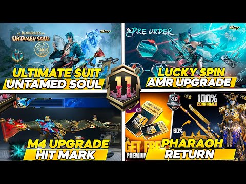 ULTIMATE SET l M4 UPGRADE l PHARAOH RETURN IN PUBG MOBILE UPDATE 3.6