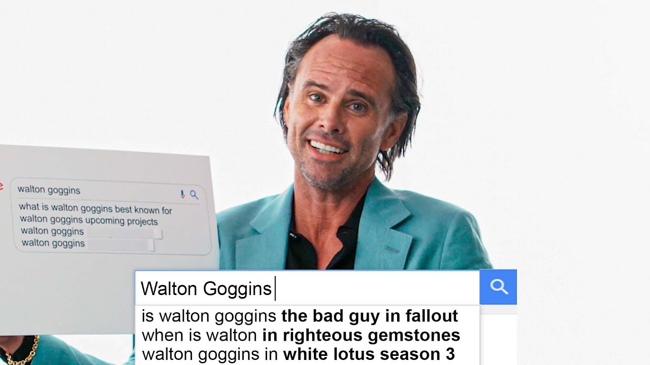 Walton Goggins Answers The Web's Most Searched Questions - WIRED