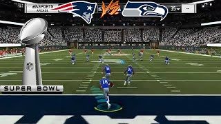 Madden Super Bowl- Patriots vs Seahawks crazy finishing