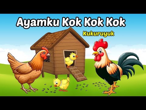 Kompilasi Lagu Anak - Ayamku Kok Kok Kok, Suka Hati, Kukuruyuk Ayam Berkokok Dan Lagu Anak Lainnya.