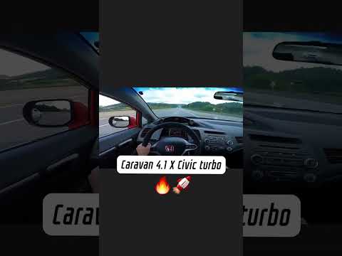 Caravan 4.1 X Civic turbo🔥🚀