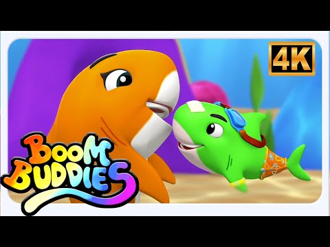 Boom Buddies เบบี้ชาร์คทั้งห้า | เพลงปลาฉลามน้อยในภาษาไทย
